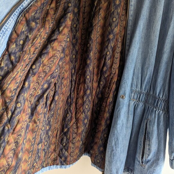 Vintage Hollywood Jeans denim hooded jacket - Picture 7 of 9